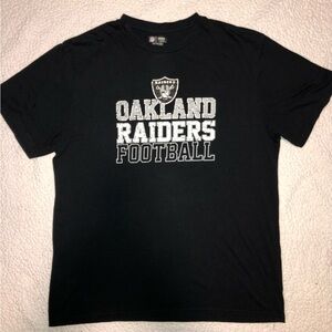 Vintage Oakland Raiders Black Football Tee